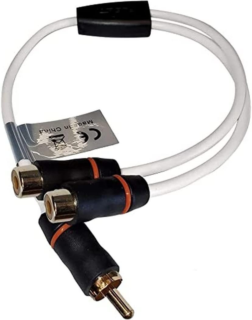 Fusion RCA Splitter Cable – Marine Audio Signal Distribution Adapter for Fusion Amplifiers and Stereo Systems