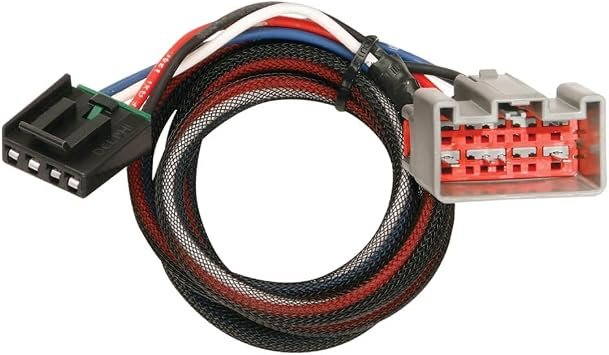 Tekonsha 303400 Trailer Brake Controller Custom Wiring Harness – Plug-In Adapter for Select Nissan and Infiniti Vehicles