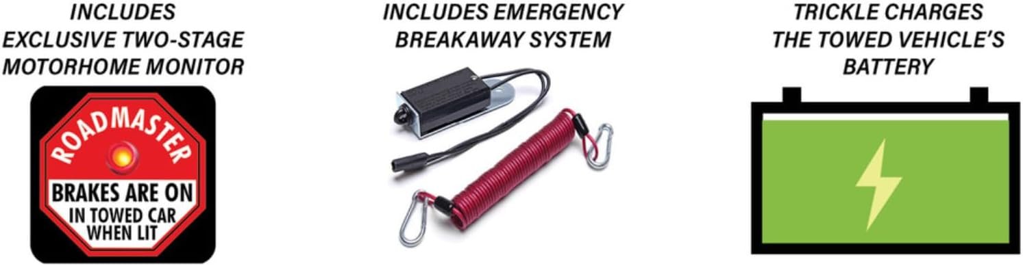 Roadmaster 8700 InvisiBrake Hidden Supplemental Braking System – Automatic RV Towed Vehicle Brake with Battery Charging - Image 5