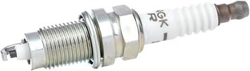 NGK 7252 FR5-1 V-Power Spark Plug – 14mm Thread with 0.75in Reach, V-Groove Nickel Electrode and 5kΩ Resistor
