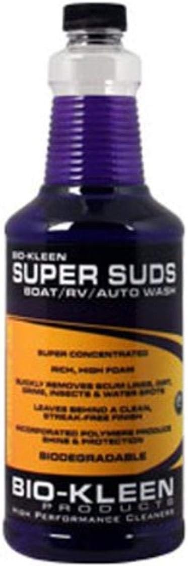 Bio-Kleen M01107 Super Suds RV Wash – 32 oz Concentrated Exterior Cleaner for RVs, Boats, and Campers
