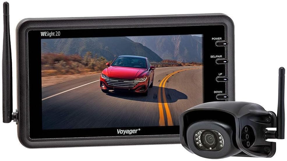 ASA Voyager WVSXP70 WiSight 2.0 Wireless 7in Monitor System – Digital Observation Display with Rear Camera Support