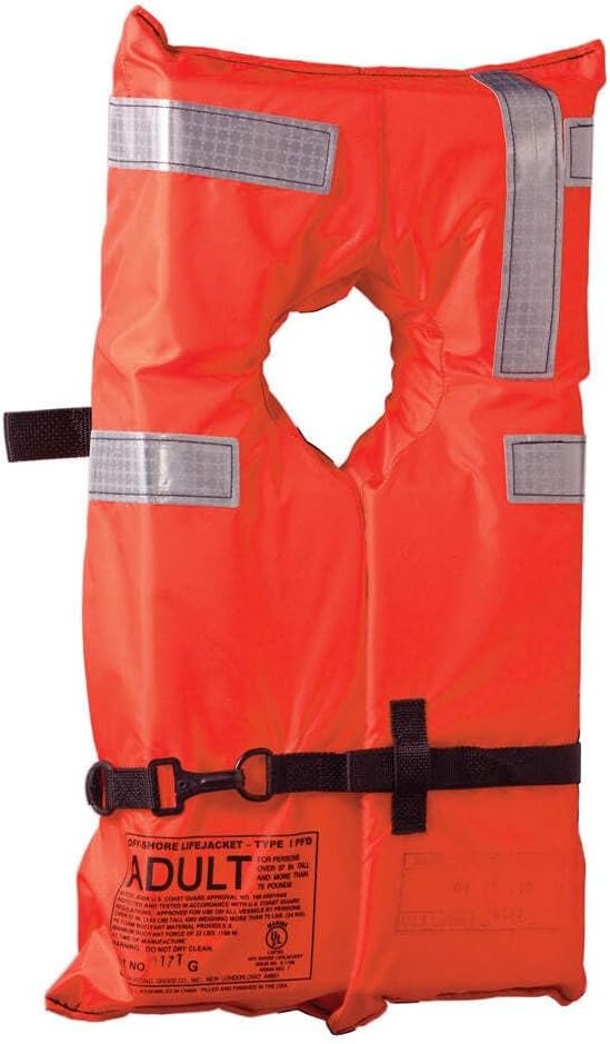 Onyx Commercial Type I Adult Life Jacket – USCG Approved Offshore PFD, High Buoyancy Design for Commercial Marine Use - Image 2