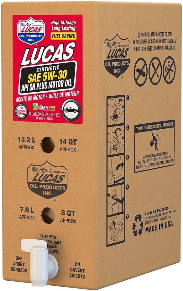 Lucas Oil 18005 Synthetic SAE 5W-30 API SN Plus Dexos1 Motor Oil – Full Synthetic Formula for Modern Engines - Image 3
