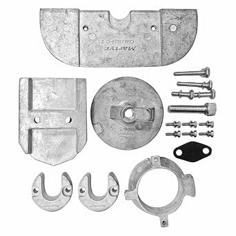 CMP Group CMALPHAKITM Mercury Alpha I Gen II Anode Kit – Magnesium Freshwater Protection for 1991-Present MerCruiser Drives