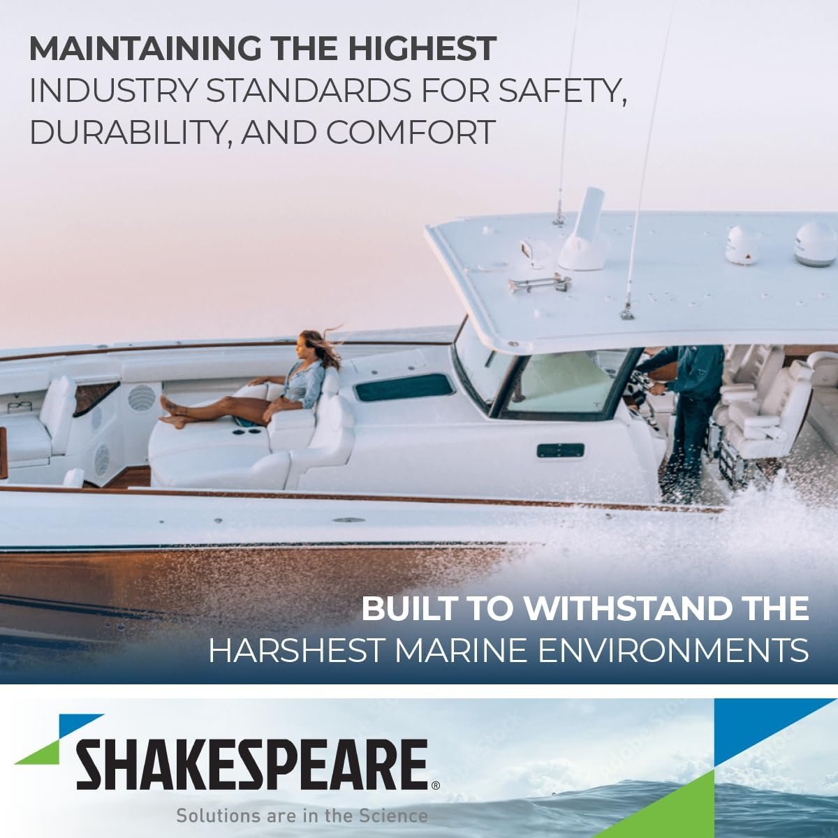Shakespeare 6225-R Phase III Marine VHF Antenna – 8 ft Fiberglass Antenna with 6 dB Gain and Brass Elements - Image 6