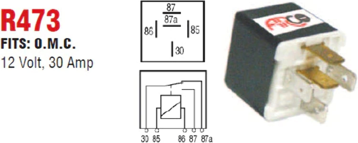 ARCO Marine R473 Relay – 12V Marine Electrical Relay with Compact Housing for Accessory Switching - Image 2