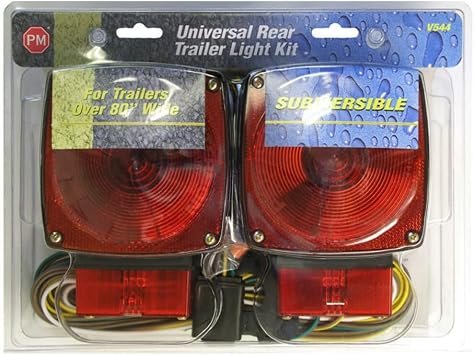 Peterson V544 Trailer Light Kit – Complete Trailer Lighting System with Tail, Stop, Turn, and Marker Lamps