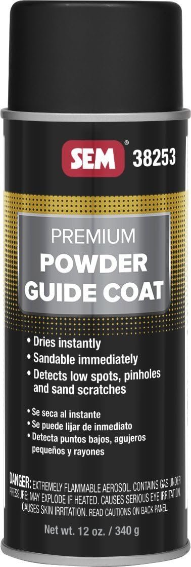 SEM 38253 Premium Powder Guide Coat – Dry Guide Coat for Surface Leveling, Sanding Control, and Refinishing Preparation