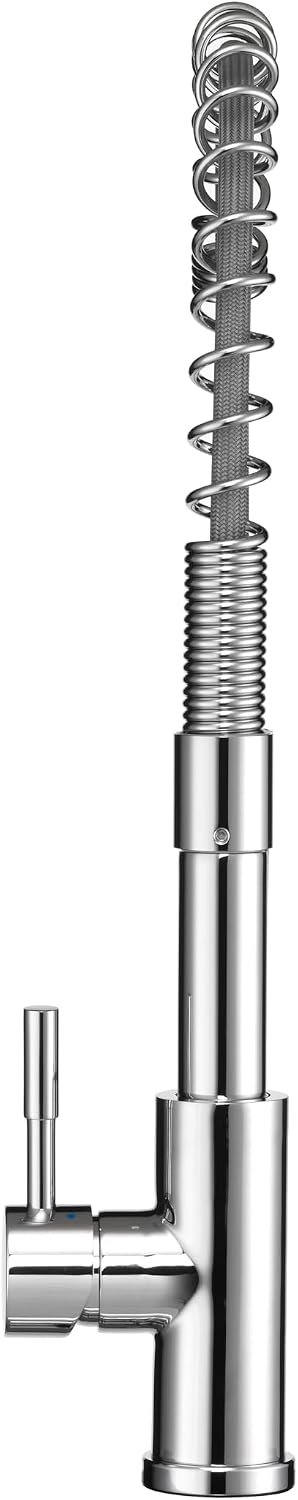 Dura Faucet MK504SLKCP Streamline Coil Pull-Down RV Kitchen Faucet – Chrome Commercial-Style Spring Faucet - Image 2