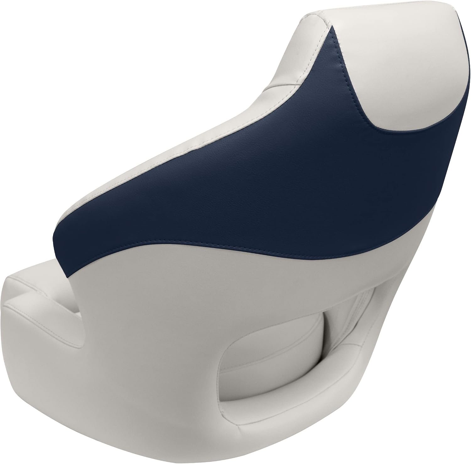 Wise BM3338-986 Premier Series Bucket Seat – Charcoal Gray & Red Marine Vinyl – 26in Contoured Boat Seat - Image 3