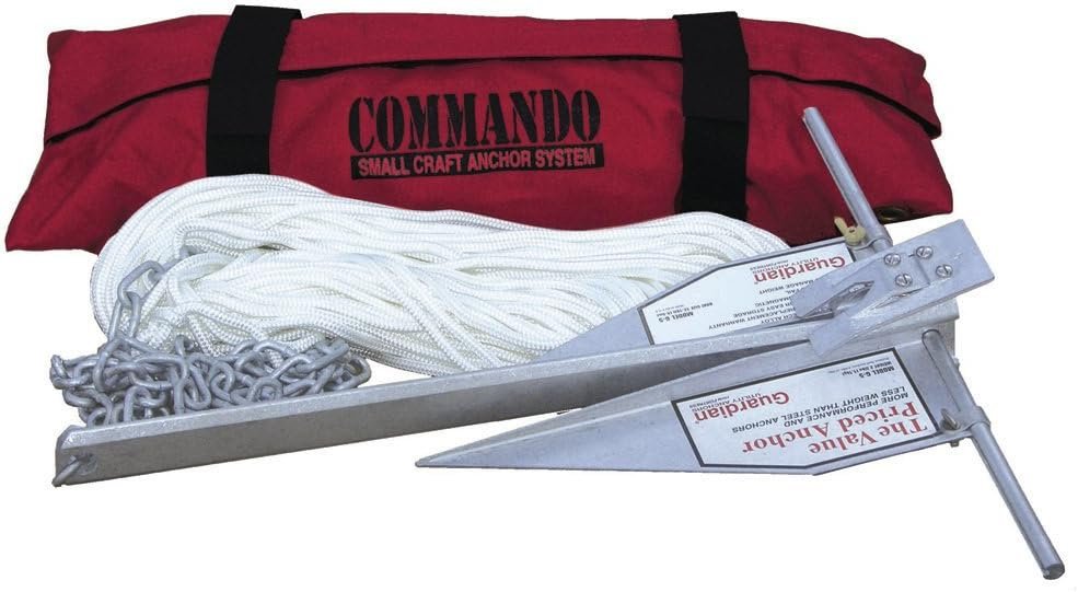Fortress Anchor C5A Commando Small Craft Anchoring System – Modular Aluminum Anchor Kit for Boats Up to 16ft
