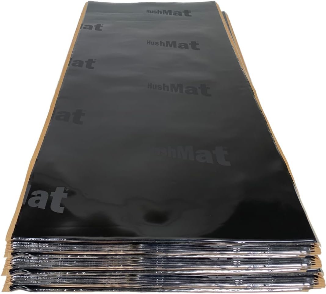 HushMat 10500 Bulk Sound Deadening and Thermal Insulation Kit – 58.1 sq ft Coverage, 30 Self-Adhesive Stealth Black Foil Sheets - Image 3