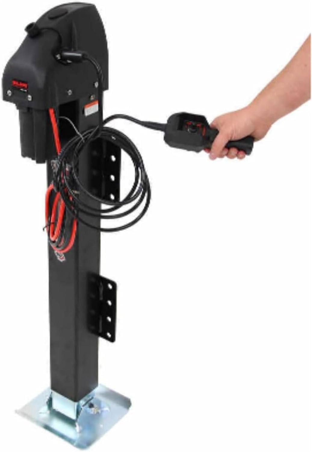 Bulldog Velocity 185400 Powered Trailer Jack – High-Speed 12V Electric A-Frame Jack with LED Work Light - Image 2