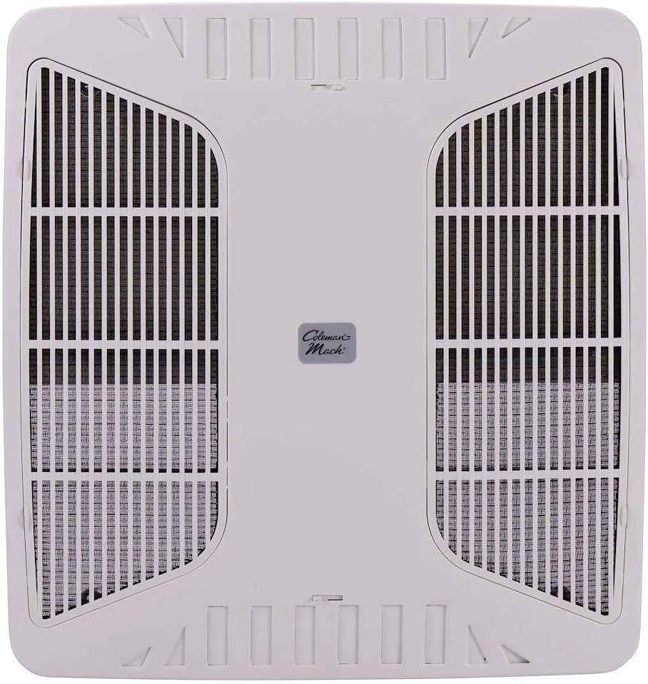 Coleman RVP 8430A635 Heat-Ready ChillGrille Ceiling Assembly – Lateral Ducted RV AC Grille with Integrated Controls