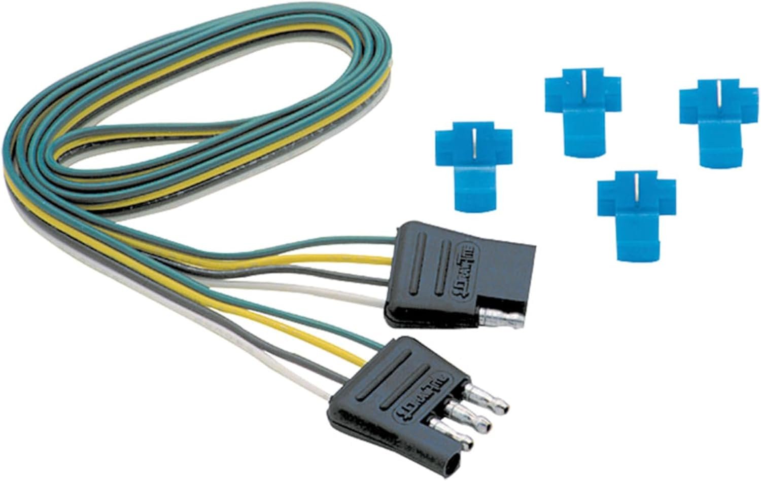 Tow Ready 118185 4-Flat Plug Loop – Trailer Wiring Connector Holder for 4-Flat Electrical Plugs