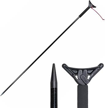 YakGear 10079 Yak Stick – 6.5 ft Floating Stake-Out Pole in Black for Kayaks, Canoes, and Shallow Water Anchoring