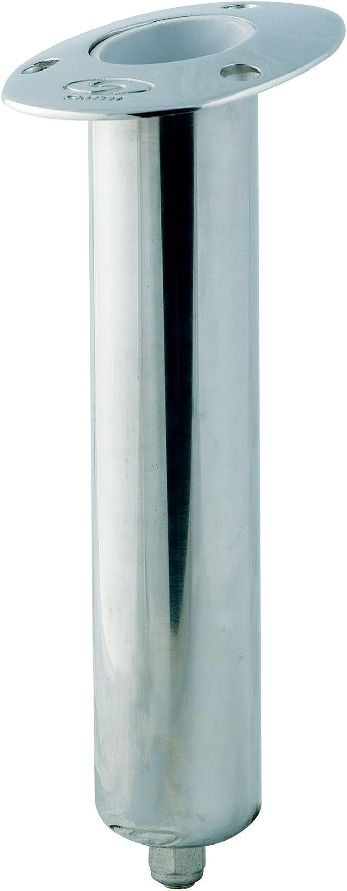 C.E. Smith 53681SA 15 Degree Swivel Rod Holder – Stainless Steel Marine Fishing Rod Mount