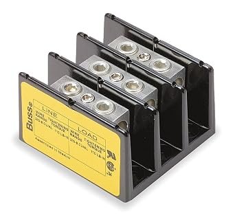 Bussmann 162043 Power Distribution Block – Modular Multi-Circuit Electrical Power Block with Panel Mount Design