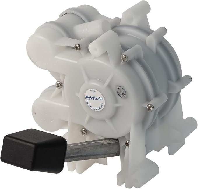 Whale GP0551 Gusher Galley MK3 Pump – Left-Hand Manual Freshwater Pump for Marine Sink Installations
