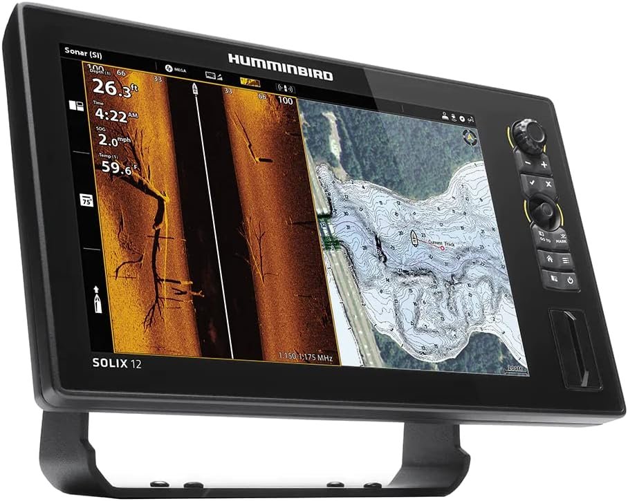 Humminbird SOLIX 12 CHO 411550-1CHO Fish Finder GPS – 12.1-Inch Display with CHIRP MEGA SI+ and No Transducer - Image 3