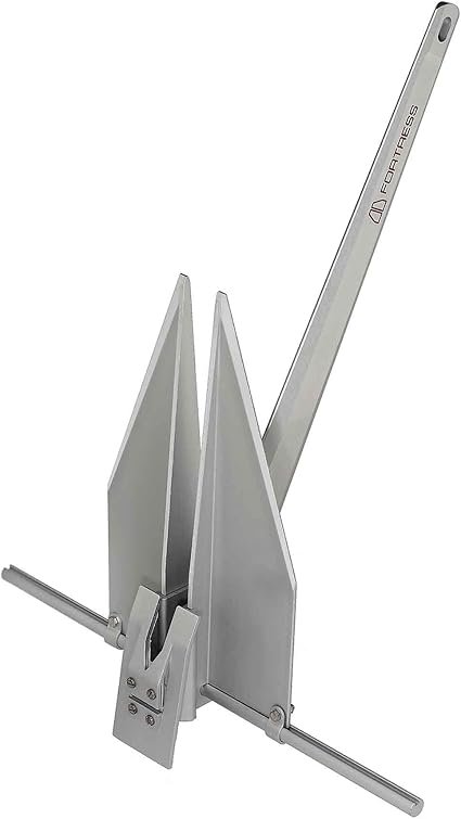 Fortress FX11AS Anchoring System – FX-11 Aluminum Anchor with 250ft Rode Package for Boats 32ft to 38ft
