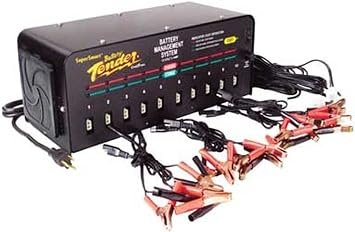 Battery Tender 0210134DLW 10-Bank Shop Charger – Independent Charging Stations, Commercial Battery Maintenance System