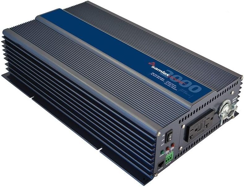 Samlex PST-2000-12 Pure Sine Wave Inverter – 2000W 12V DC to 120V AC Power Converter with GFCI Outlets - Image 2