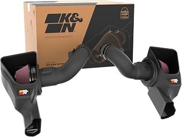 K&N 63-2626 Performance Air Intake System – AirCharger Intake with High-Flow Cotton Filter and Heat Shield