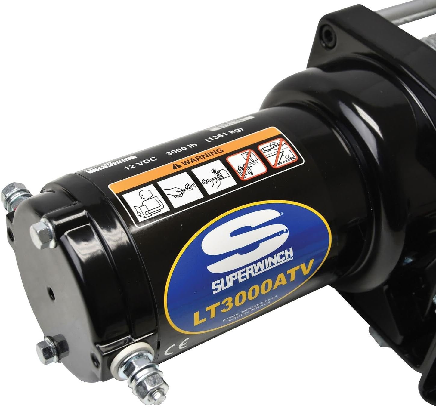 Superwinch 1130220 LT3000 ATV Winch – 3000 lb Capacity, 3/16 in x 50 ft Steel Rope, 1.2 HP Motor - Image 5