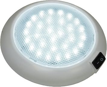 Peterson V379S LED Dome Light – Interior Utility Light with Integrated On/Off Switch and Low-Power LED Technology