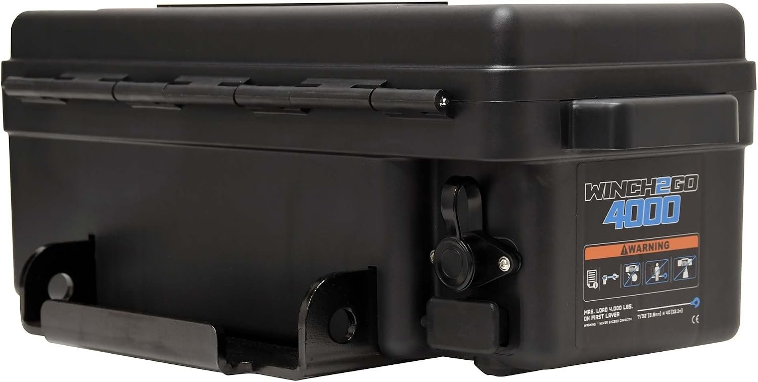 Superwinch 1140222 Winch2Go Portable Electric Winch Kit – 4,000 lb Pull Capacity, 12V Motor, 40 ft Steel Wire Rope - Image 6