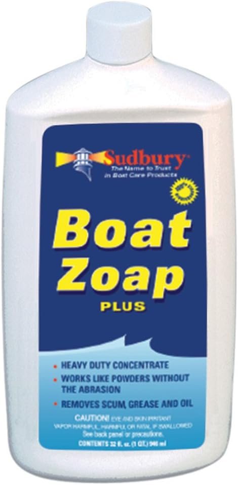 Sudbury 810 Boat Zoap Plus – 32 oz Concentrated Boat Wash with Biodegradable Cleaning Formula