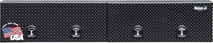 Buyers Products 1721361 Steel Underbody Toolbox – 16 x 13 x 96 Inch Gloss Black Truck Tool Box