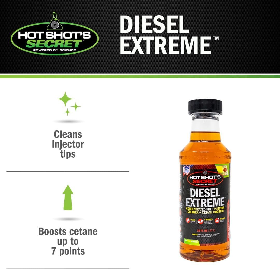 Hot Shot's Secret Diesel Extreme – 16 oz Fuel System Treatment – Diesel Performance Maintenance Additive - Image 4