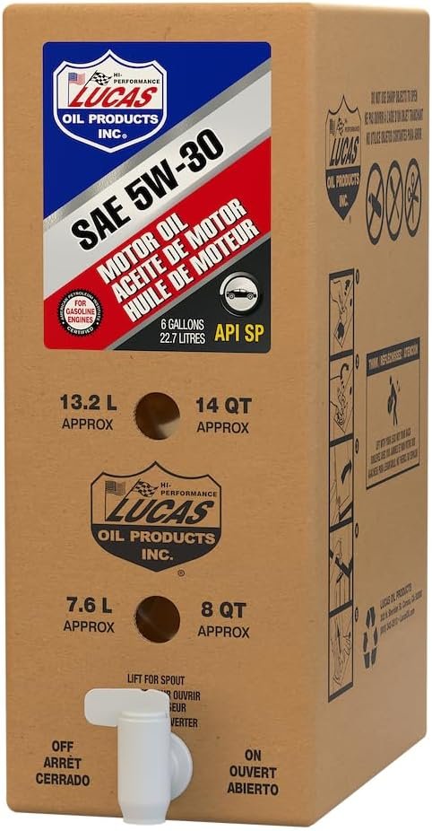 Lucas Oil 18010 SAE 5W-30 Motor Oil – API SN Plus Conventional Engine Oil – 1 Quart Bottle - Image 2