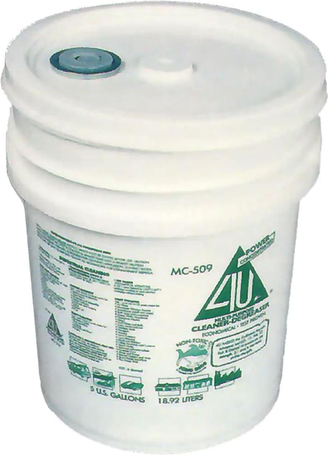METALUBE MC509500 4U Cleaner Degreaser – 5 Gallon Concentrate Pail, Biodegradable Formula, Makes Up to 160 Gallons Ready-to-Use Cleaner