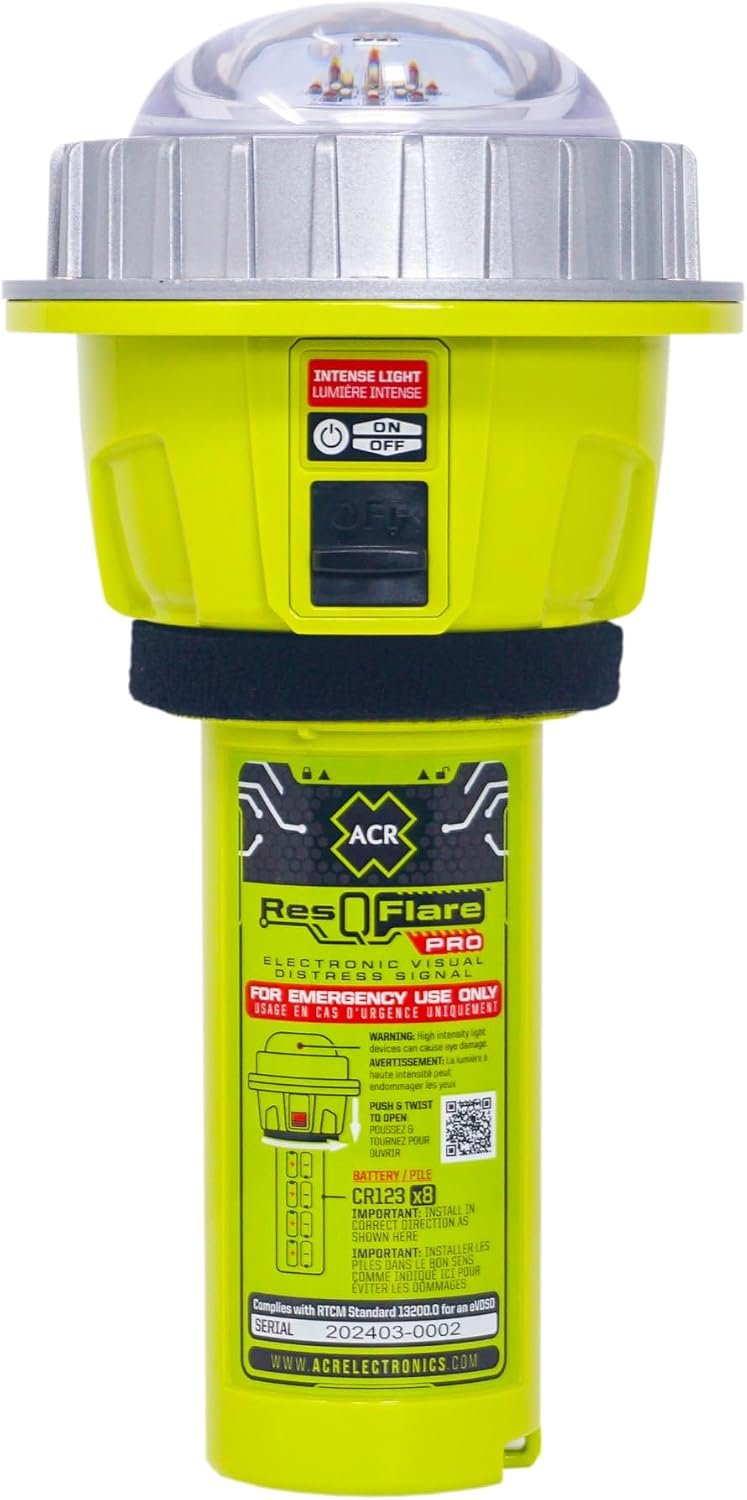 ACR Electronics ResQFlare PRO 3967 Electronic Visual Distress Signal – USCG-Compliant Emergency Signaling Device with LED SOS Technology - Image 2