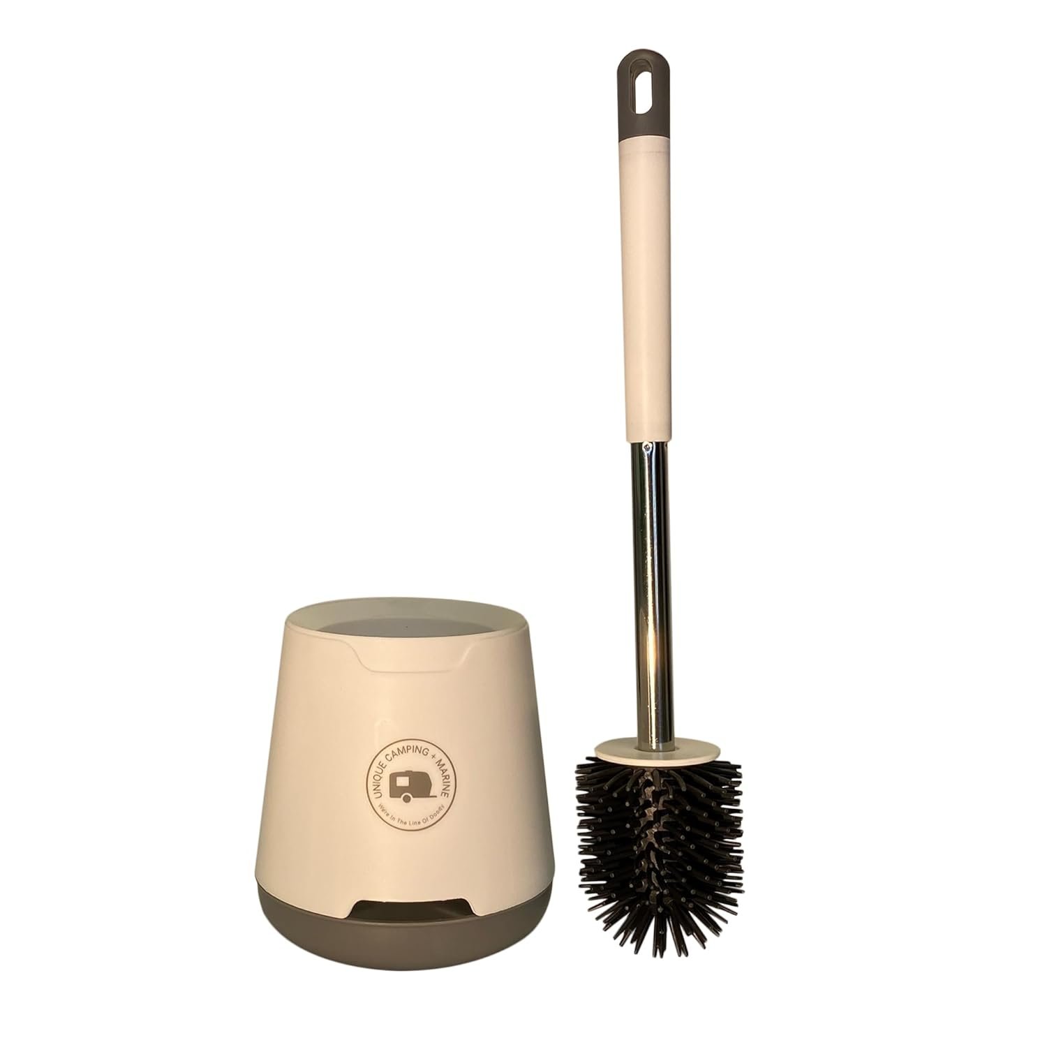Unique 41M1 RV Toilet Brush Set – Brush, Drip Tray and Storage Holder for RV Bathroom Cleaning