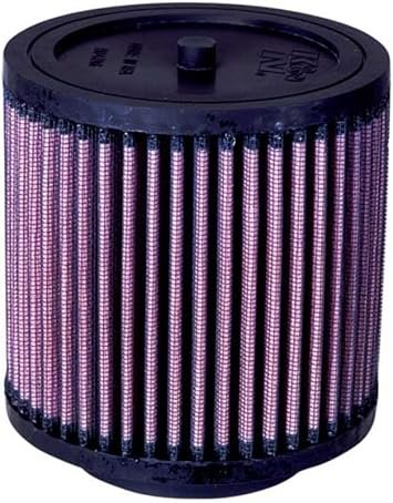 K&N HA-5000 Replacement Air Filter – Honda TRX500/TRX650 ATV Round Filter, Washable Cotton Gauze, 4.75in OD