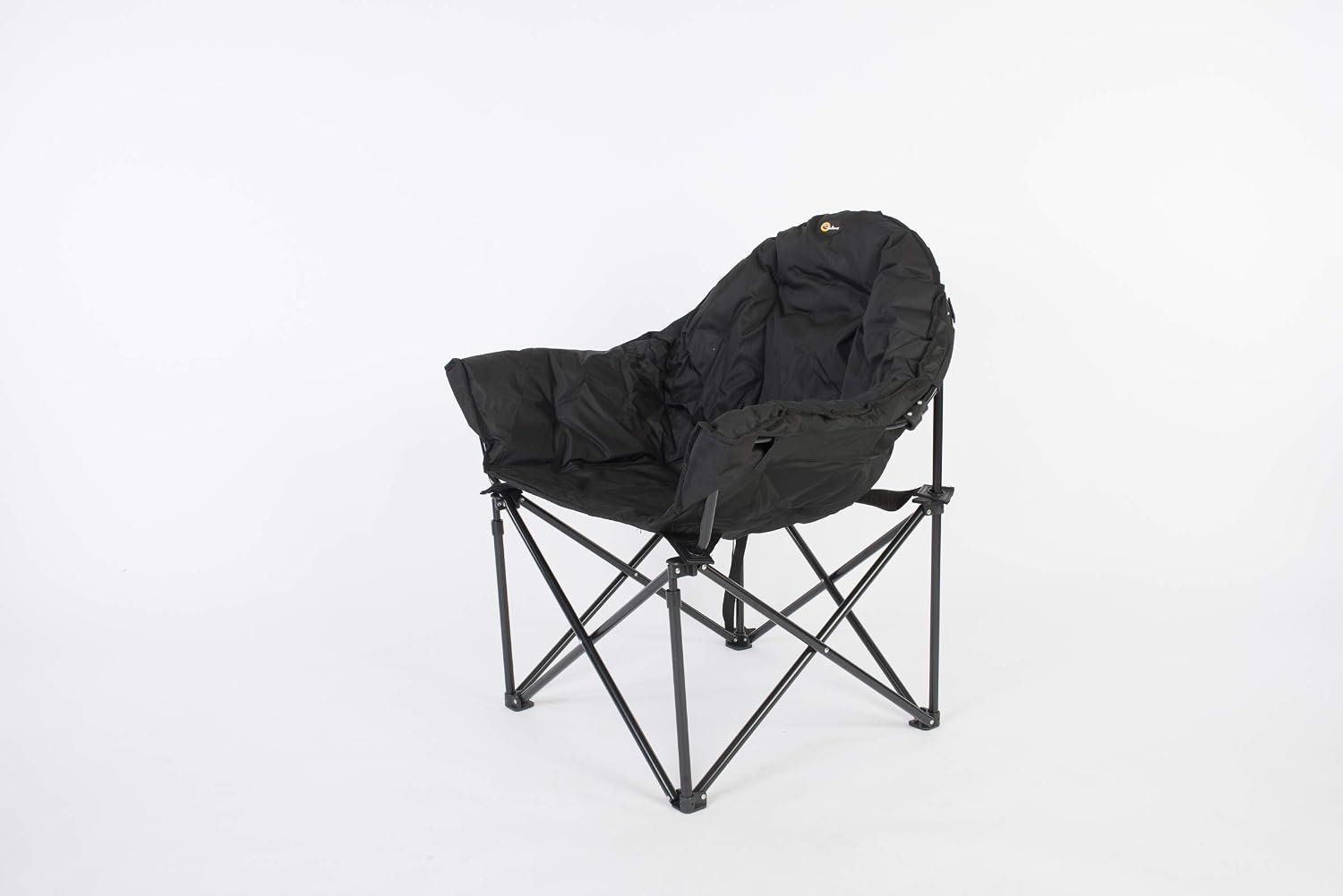 Faulkner 49570 Big Dog Bucket Chair – Black Folding Outdoor Camp Chair for Camping and Recreation - Image 7