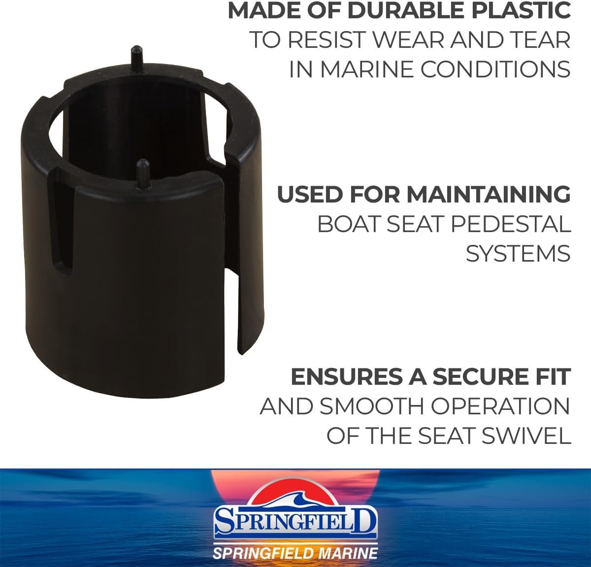 Springfield 2171008 Trac-Lock III Swivel Bushing – 2-3/8in Replacement Seat Pedestal Bushing for 2002-Newer Marine Systems - Image 3