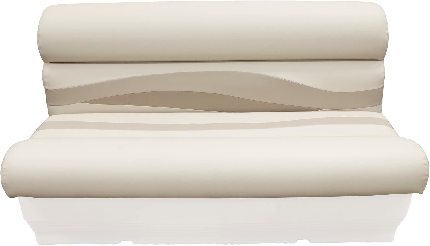 Wise BM11451066 Premier Series 50-Inch Bench Cushion Set – Marine Vinyl Pontoon Seating Replacement in Beige Finish - Image 2