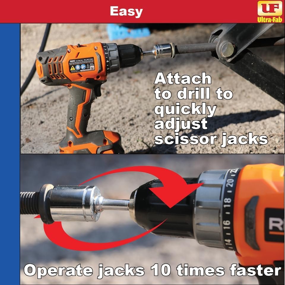 Ultra-Fab 48979005 Ultra Speed Socket – Drill-Driven RV Jack Socket for Fast Stabilizer Operation - Image 3