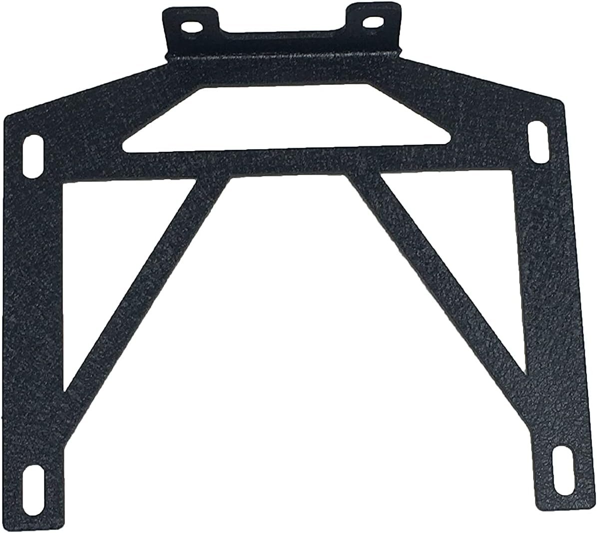 TrailFX G9028 License Plate Relocation Mount – Black Steel Bracket – Fits TrailFX JK Rear Bumpers - Image 2