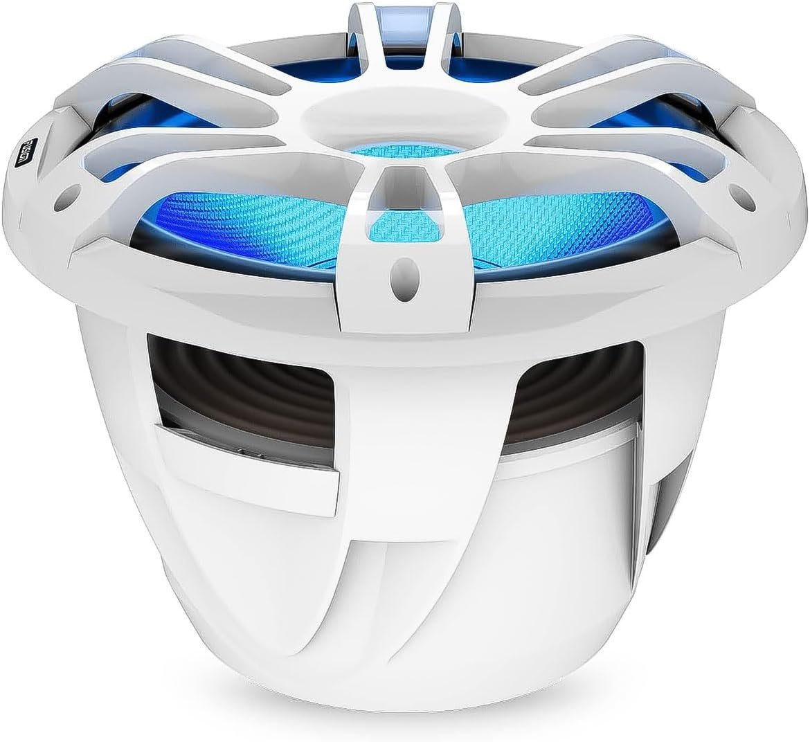 Fusion Signature Series 3i 12in Marine Subwoofer – 1400W Peak Power, Sports White Grille, CRGBW LED Lighting - Image 4