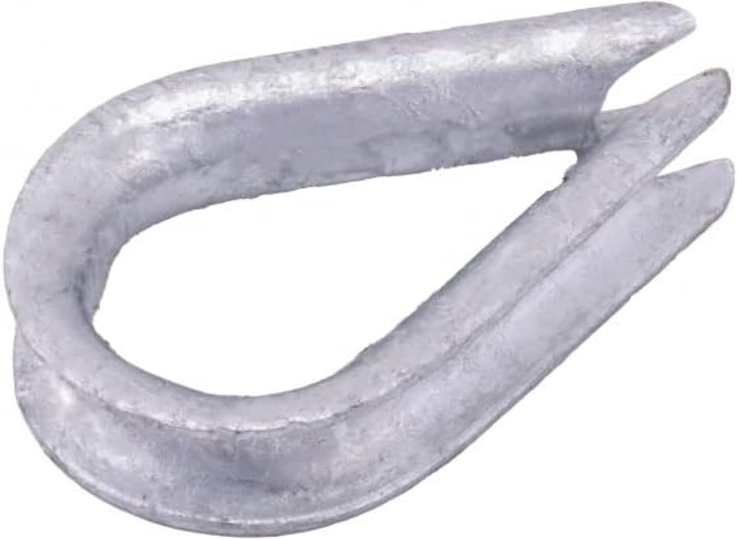 Whitecap S1540P Galvanized Rope Thimble – 3/8in Rope Protection Insert for Rigging and Cable Assemblies