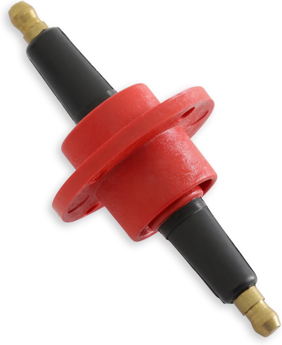 MSD 8211 Firewall Feed Thru Connector – Red Bulkhead Ignition Wire Pass-Through for Race and Custom Vehicles - Image 2