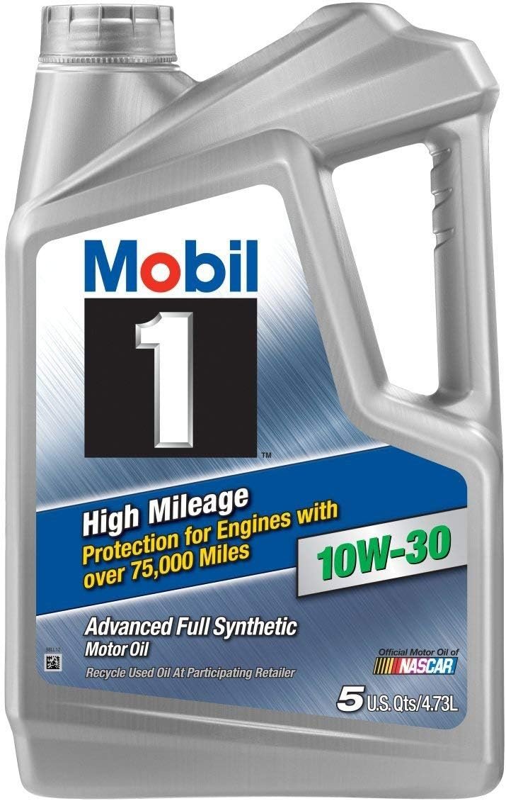 Mobil 1 High Mileage 10W-30 Full Synthetic Motor Oil 5 Qt – Triple Pack for Engines Over 75,000 Miles – Advanced Seal Protection - Image 4