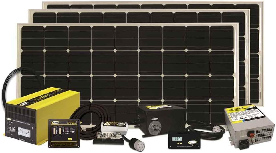 Go Power 83297 SOLAR-EXTREME Solar Kit – 600W Solar Array with IC Series Inverter Charger Package